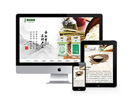 糧食米業(yè)類網(wǎng)站織夢(mèng)模板(自適應(yīng)手機(jī)端)