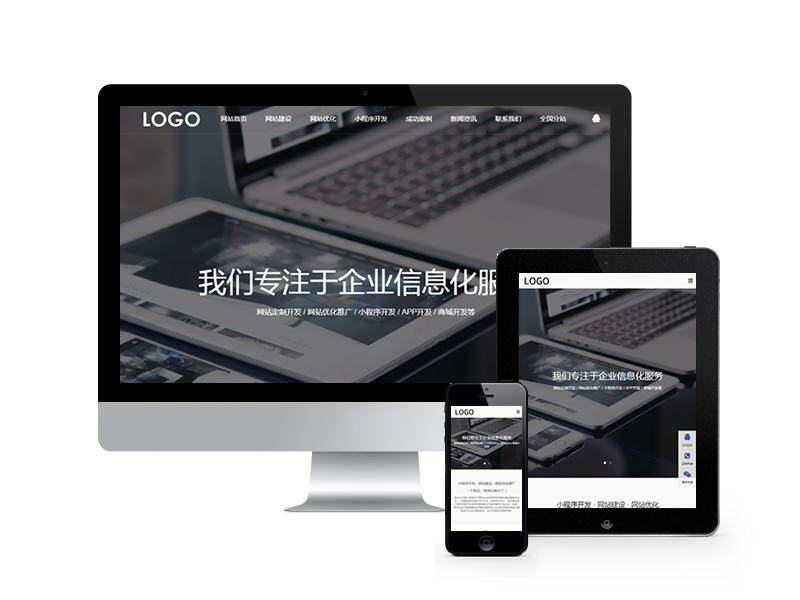 網站建設網站優(yōu)化類織夢模板(自適應手機端)
